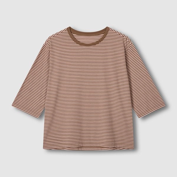 여 소프트 7부 라운지 티셔츠 J206201067065