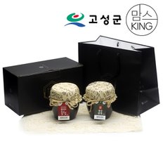 [고성군][한국클로렐라]8+1 정성담은 배도라지클청 500g + 생강클청 500g 선물세트