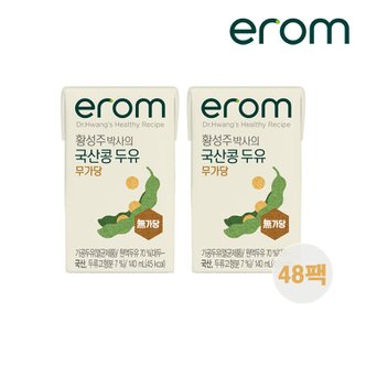  이롬 황성주 박사의 국산콩두유 무가당 140ml x 48팩