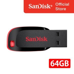 USB 메모리 CZ50 크루저블레이드 64GB 64기가 USB 2.0 샌디스크 공식판매처 무료배송