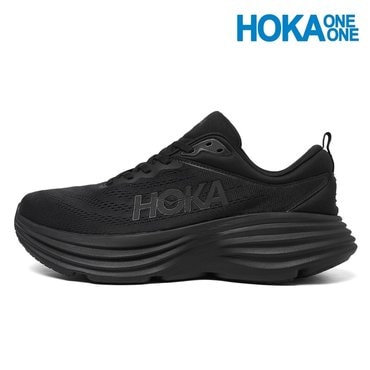 호카오네오네 [10/25 재입고][HOKA] 호카오네오네 남성 본디 8 와이드 런닝화 운동화 블랙 1127953-BBLC