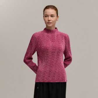 신세계라이브쇼핑 [플리츠미] 소프트 벨벳 플리츠 티셔츠_PPTSW125004