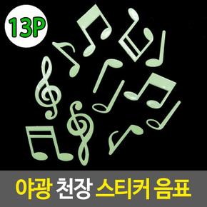 야광스티커 야광 천장 스티커 음표 천장스티커 (S17834900)
