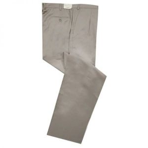 이스퀘어 4462052 Brioni Mens Taupe Khaki Cannes All Season Wool Pants