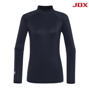 여성 스트라이프 조직 하이넥 베이스레이어(X2TLV6450DN)  JDX