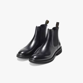 DOUCALS/듀칼스/ BLACK LEATHER ANKLE BOOT/남성첼시부츠/BLACK/DCE2M70000A98