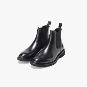 샌프란시스코마켓 DOUCALS/듀칼스/ BLACK LEATHER ANKLE BOOT/남성첼시부츠/BLACK/DCE2M70000A98