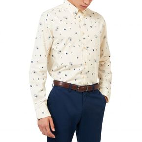 4273230 Ben Sherman Regular Fit Casino Print Cotton Button-Down Shirt