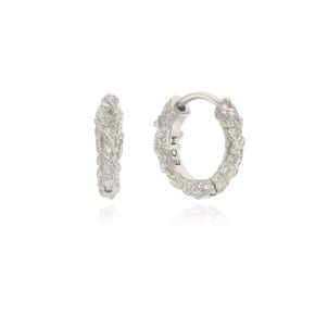 Twig Slim Earrings (M) - silver (1003010600)