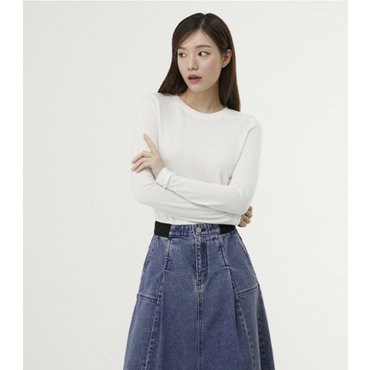 플라스틱아일랜드 베이직 라운드넥 티셔츠 (PR1CL131)
