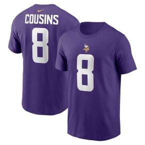 [해외] 1016946 나이키 NFL 남성 티셔츠 Kirk Cousins Minnesota Vikings Nike Player Name  Num