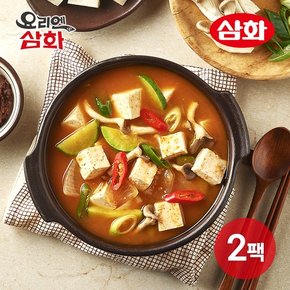 요리엔삼화 버섯 된장찌개 500g 2팩