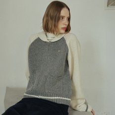 COWICHAN RAGLAN KNIT_GRAY