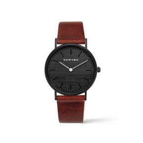 [CARVEN] 여성 가죽시계 CV602S-BBK/M.WN