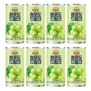 썬키스트 과일촌 청포도 드링크 175ml 60캔