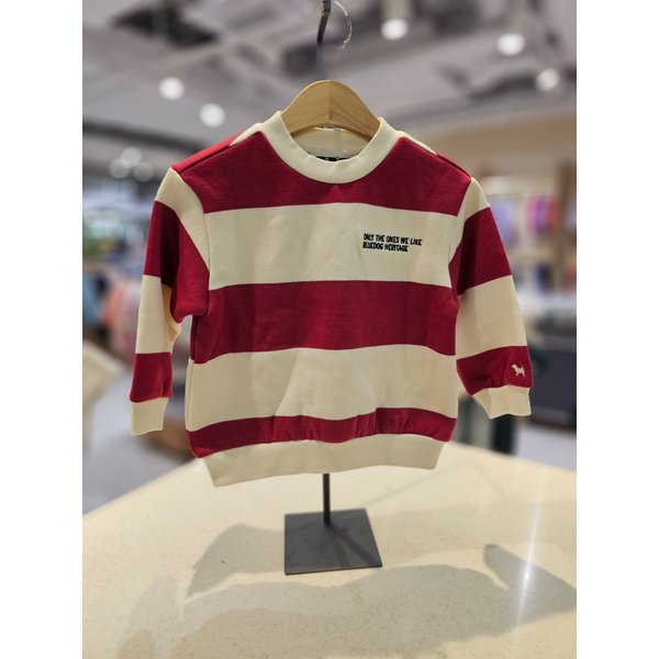 [파주점] (RD) 럭비 STRIPE 스웨트셔츠  24C2533402