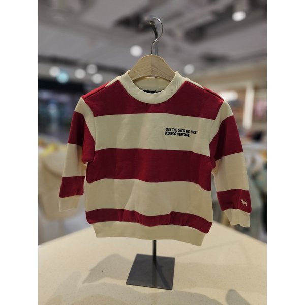 [파주점] (RD) 럭비 STRIPE 스웨트셔츠  24C2533402