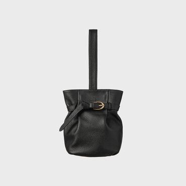 EENK Drawstring Mini Bucket Bag - Black