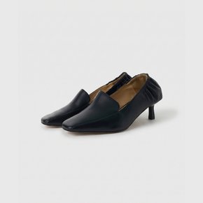 레더 스퀘어 토 백밴드 펌프스_블랙 / LEATHER SQUARE-TOE BACK-BAND PUMPS_BLACK