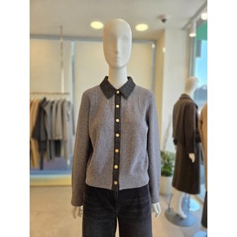 더아이잗 [여주점] [더 아이잗] 여성 데님 칼라 니트 가디건 (IRAA1CD131)