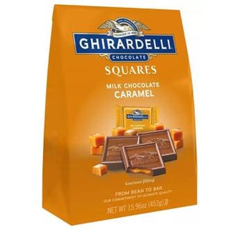  기라델리 밀크카라멜 초콜릿 Ghirardelli Milk Caramel Squares XL Bag 453g