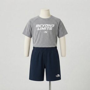 노스페이스 키즈 키즈 플레이부스트 크루 세트 GRAY NT7US13S