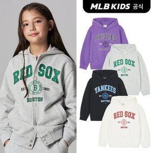 MLB키즈 (공식)24SS 바시티 스냅 후드 (4color) 7AHDV0241