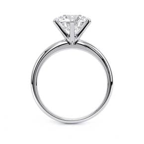 [LAB GROWN DIAMOND][Round cut IGI 1.22CT D VS2]2mm Six Prong Dome