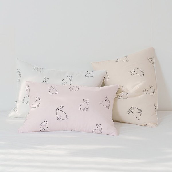 더블리 버니브리즈 소프트마이크로 베개커버 50x70 3컬러