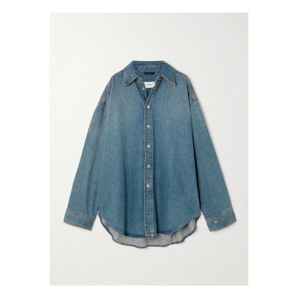 하이쿠레 오펠리아 오버사이즈 데님 셔츠 1647597337431003