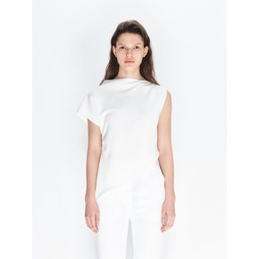 DRAPE BLOUSE (WHITE)