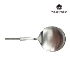 우드워커 우드카빙용 스테인리스 실버 심플 디너 스푼 파츠 Stainless Matte Silver dinner spoon