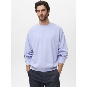 망고(MANGO) MAN 스웻셔츠 RAWSWEAT Sky Blue 17064432