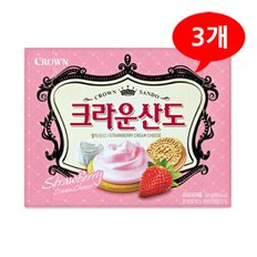 (7202171) 크라운산도 딸기 크림치즈 161gx3개