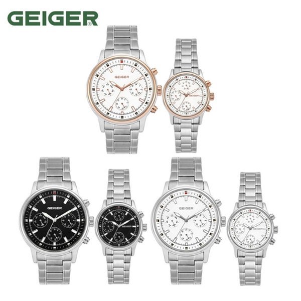 Geiger Watch 가이거(GEIGER) 남여 메탈시계 6종택1 GE1119 - SSG.COM