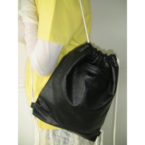 Crinkle Gym Bag (S)(black)