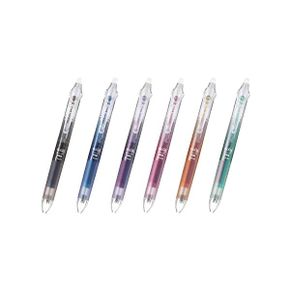 일본 파이롯트 프릭션 지워지는 볼펜 Pilot Erasable 3Color Ballpoint Pen Colorful Frixion Ba