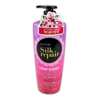  엘라스틴 실크리페어 체리블라썸 샴푸 550ml -O 고급