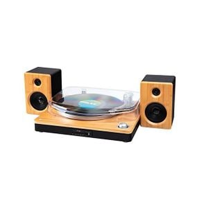 미국 사운드룩 턴테이블 SOUNDLOOK Wood Multi LP Turntable SLT1080BT Rich Bass and Softness