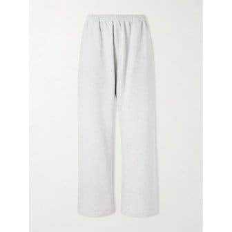 아크네스튜디오 크롭 오버사이즈 와이드 코튼 블렌드 저지 스웨트팬츠 46376663162970025