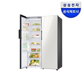 삼성 비스포크 2도어 냉장고 RR39A7695AP+RZ32A7605AP 키친핏 메탈쿨링 698리터 색상선택