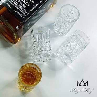 마쯔오카 로얄리프 폴라리스 위스키 4P (샷잔/스트레이트잔/유리컵 선물세트)