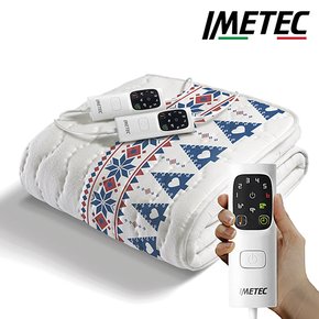 [S] [이메텍] 이탈리아 프리미엄 전자파 안심 순면 전기요 더블 IMO-915A (2인용/트리)