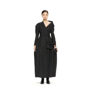 23FW Collection_OPEN SHOULDER COAT DRESS