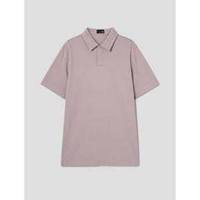 [GX BLACK] 코튼 폴로넥 티셔츠  라이트 핑크 (GA3442O07Y)