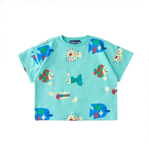 [여주점] 데님인더박스  -  아쿠아반소매티셔츠  7531133203