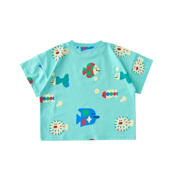 [여주점] 데님인더박스  -  아쿠아반소매티셔츠  7531133203