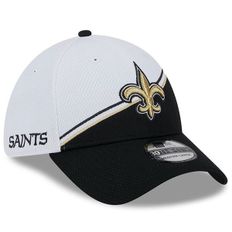 [해외] 966404 NFL [뉴올리언스 세인츠] 2023 Sideline 39THIRTY Flex Hat White/Black