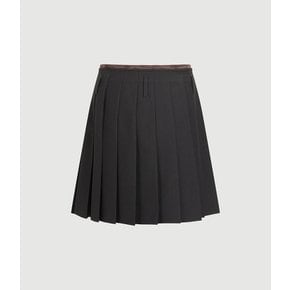 Texture Block Pleats Midi Skirt (black)  LFKAW25200BKX
