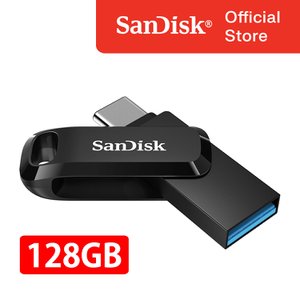 샌디스크 USB 메모리 SDDDC3 울트라 듀얼 GO C타입 OTG 128GB 128기가 USB 3.2 Gen1 블랙 BLACK